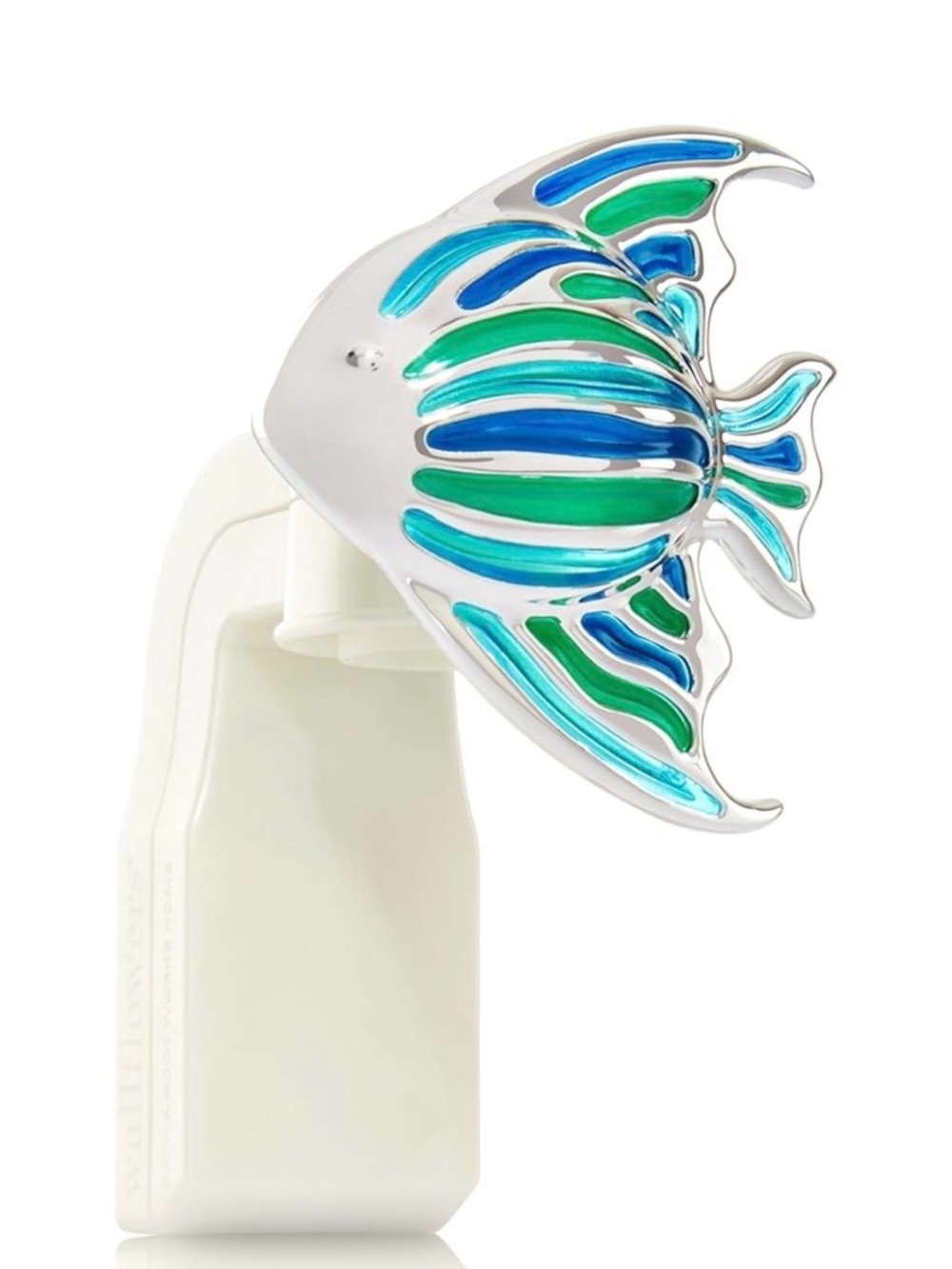 BATH & BODY WORKS TURQUOISE ANGEL FISH BEACH WALLFLOWER PLUG IN NIGHT LIGHT! - Picture 2 of 2